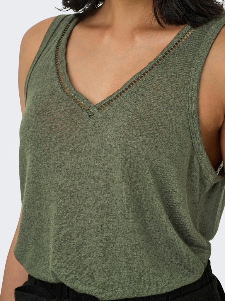 ONLY ONLPENNY S/L V-NECK TOP JRS NOOS - Image 1