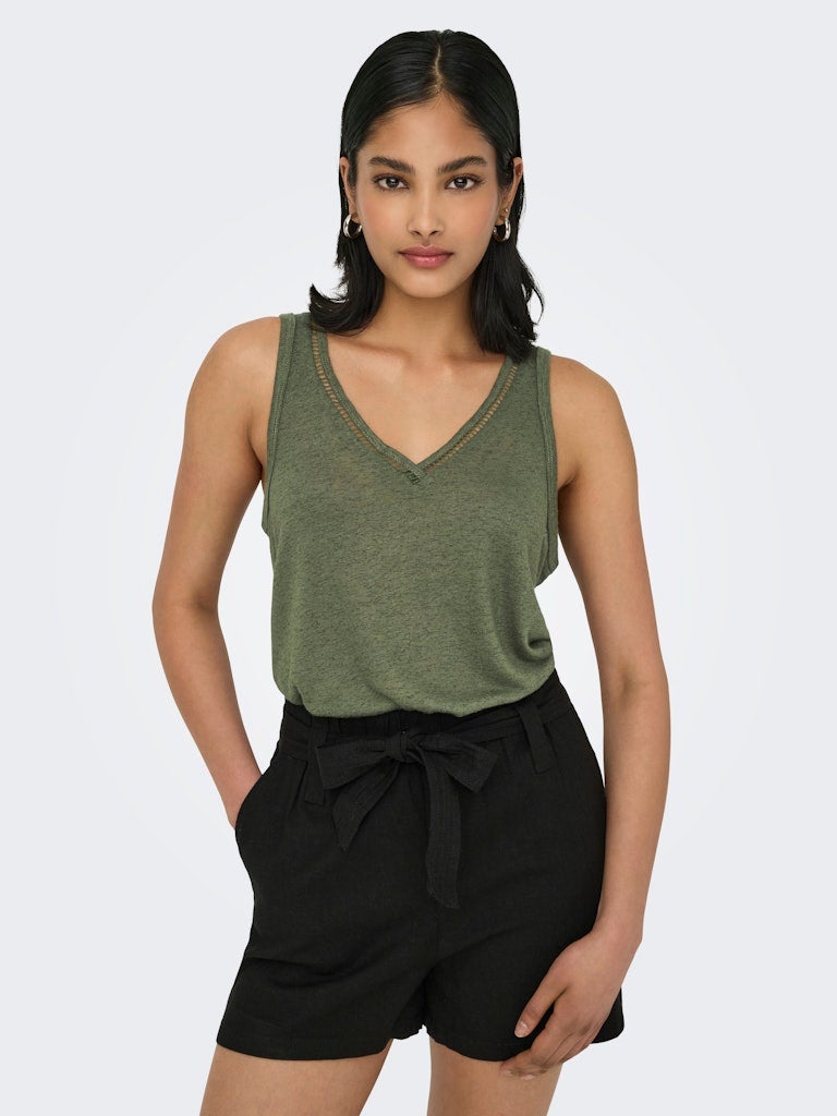 ONLY ONLPENNY S/L V-NECK TOP JRS NOOS - Image 2