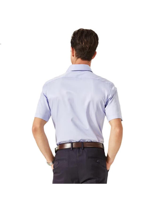 Youngor Men'S Shirt Summer Youth Men'S Casual Short Sleeve Shirt Gsdp10171Ija Light Blue 40 - Image 3