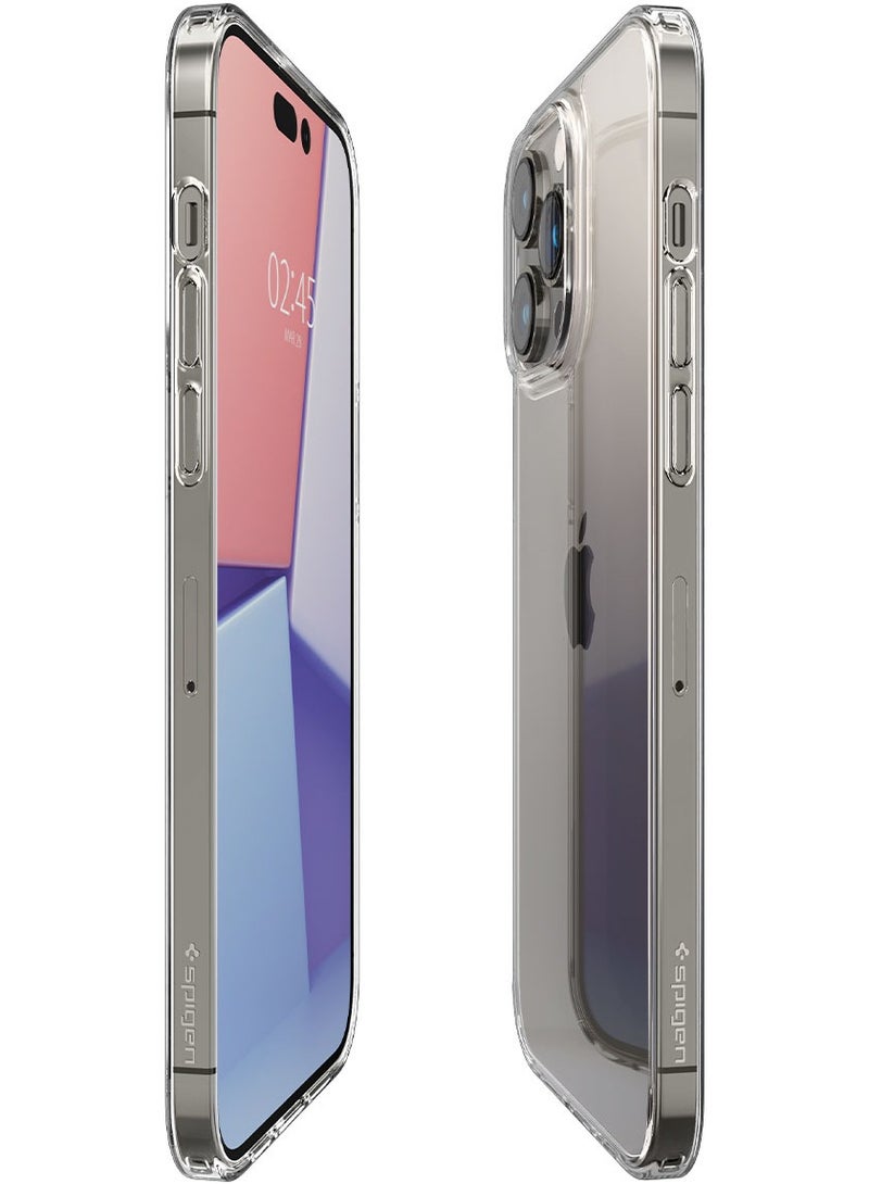 Spigen Air Skin Hybrid iPhone 14 Pro Case Cover - Crystal Clear - Image 3