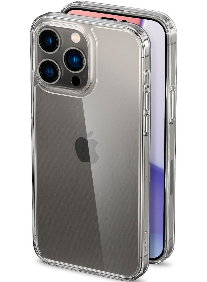 Spigen Air Skin Hybrid iPhone 14 Pro Case Cover - Crystal Clear - Image 4