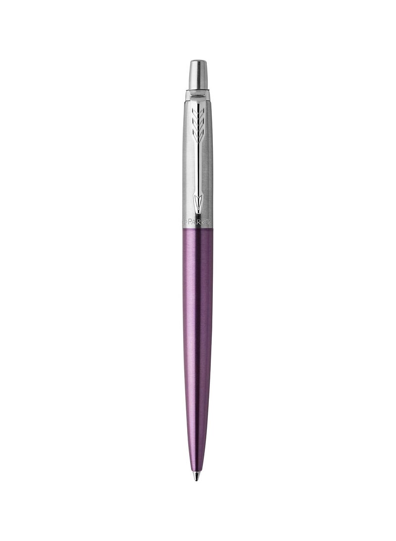 PARKER 1-Piece Jotter Ballpoint Pen Blue Ink Medium Tip Victoria Violet Barrel - Image 3