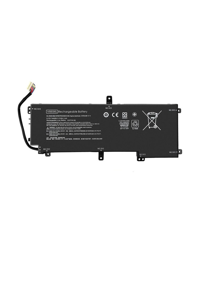 11.55V 52WH VS03XL VSO3XL HSTNN-UB6Y Laptop Battery Compatible With Envy 15-AS000 Series: 15-AS020NR 15-AS027CL 15-AS043C