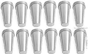 Rinkle Trendz Aluminium Kulfi Mould Set Ice Cream Kulfi Maker- 12 Pieces (Without Stand) - Image 2