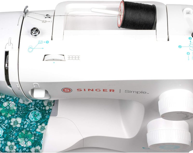 SINGER 60110All Purpose Polyester Thread, 150 Yards, Black - Image 5