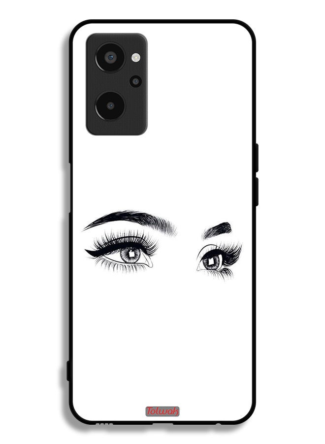 Tolwak Realme 9i 4G Protective Case Cover Eyes Art - Image 2