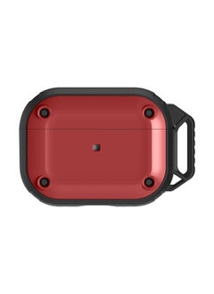 Magnetic Airpods Pro2 Generation Protective Cover For Apple Ear Shell Pro Second Generation Protective Shell 3 Generation Lock Cover-Color:Red-Applicable Model:Airpods 3 Generations
