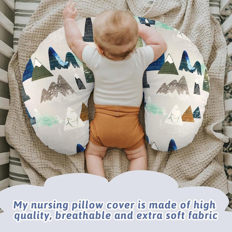 TANOFAR Nursing Pillow Cover - Mountain Design - Image 2