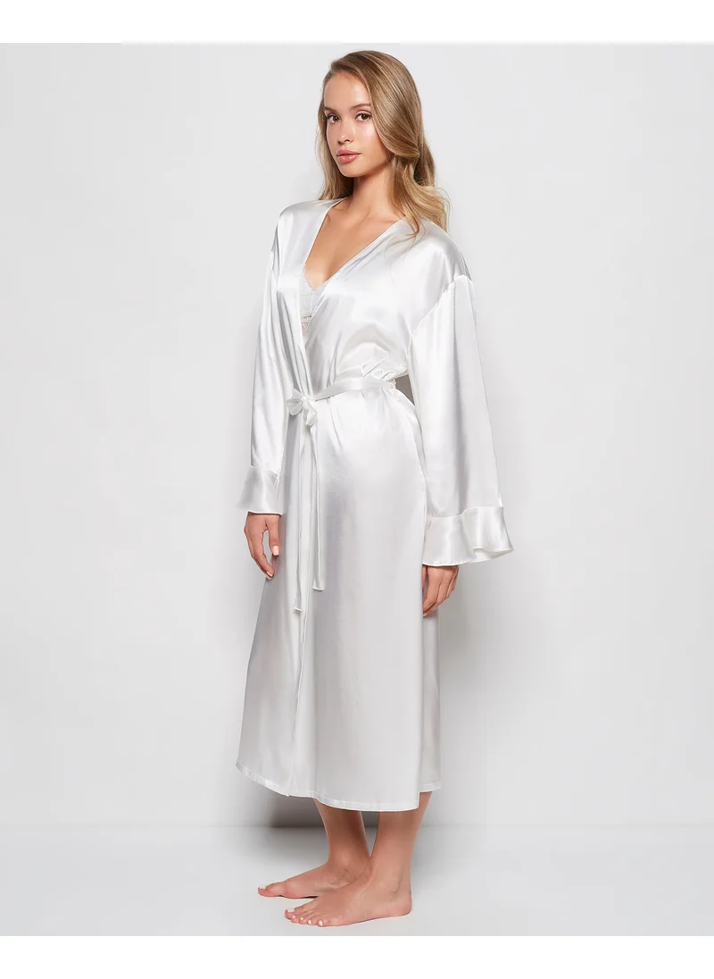 La Senza La Senza Satin Mid Length Robe