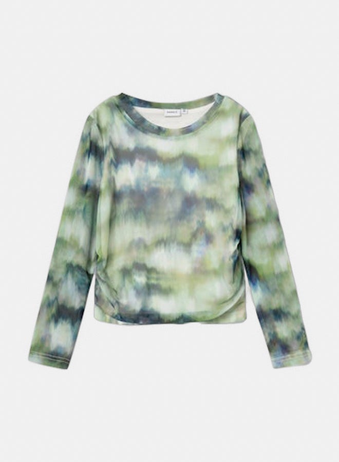 name it Girls Osejle Longsleeve Short Top - Image 2