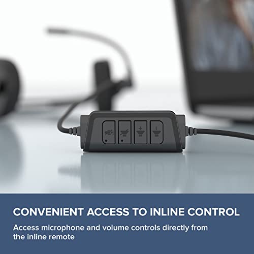 Creative Hs-220 USB Headset with Noise-Cancelling Mic and Inline Remote - On Ear, Black - Image 5