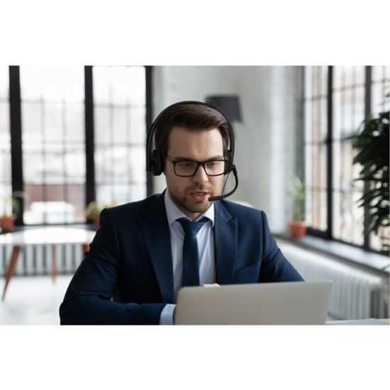 Creative Hs-220 USB Headset with Noise-Cancelling Mic and Inline Remote - On Ear, Black - Image 2