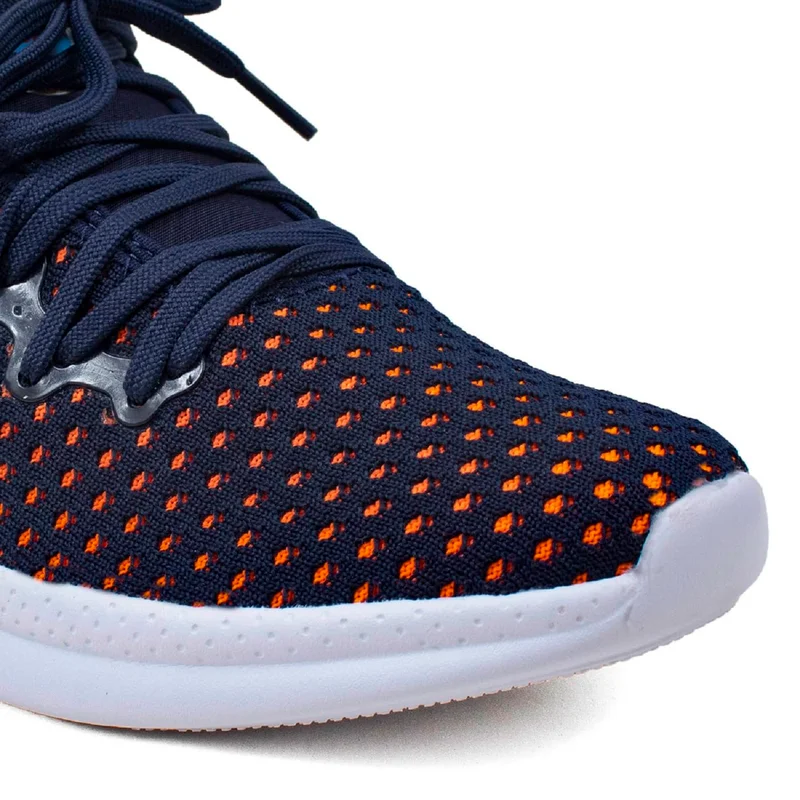 Asian Men's Running Shoes in Navy and Orange for Men and Boys