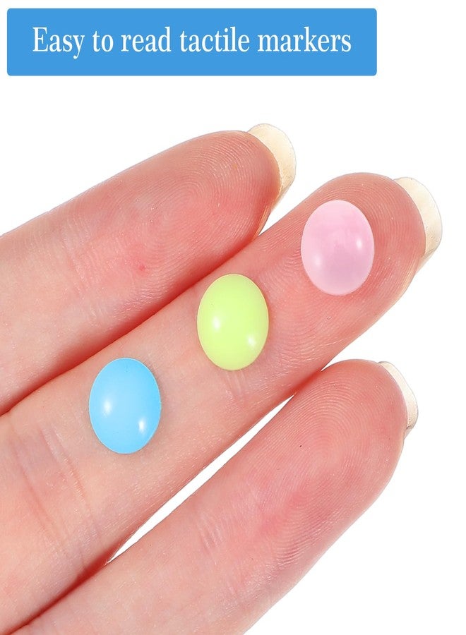 Matwsec 300 PCS Bump Dots for Visually Impaired Low Vision Aids Braille Stickers for Macular Degeneration Elderly Blind - Image 4