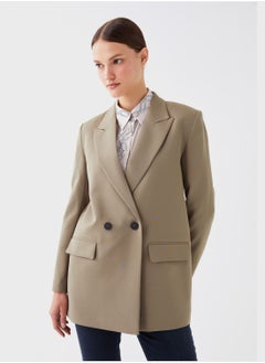 Pocket Button Detail Blazer