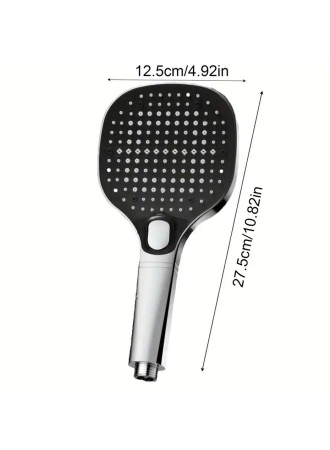 Silvery Rain Lily Shower Head High Pressure Large Output With Filter Three Gears - Image 3