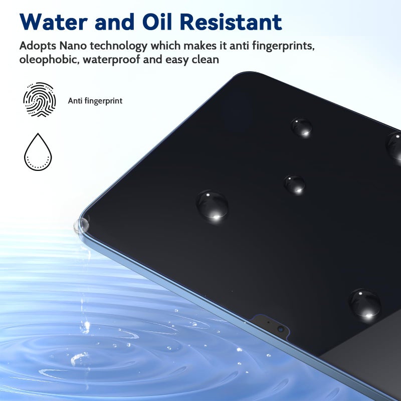 IPROKKO 2 Pack Anti Blue Light Screen Protector Compatible with iPad 10th 2022 10.9" & iPad 11th A16 2025 11", Matte Anti Glare Blue Light Filter Eye Protection Cover and Bubble Free - Image 5