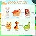 BeadRiver 50PCS Mini Resin Animals Tiny Animals Miniature Figurines Bulk for Micro Fairy Garden Landscape Dollhouse Accessories Hide and Seek Crafts Decor Aquarium Toys - Image 4
