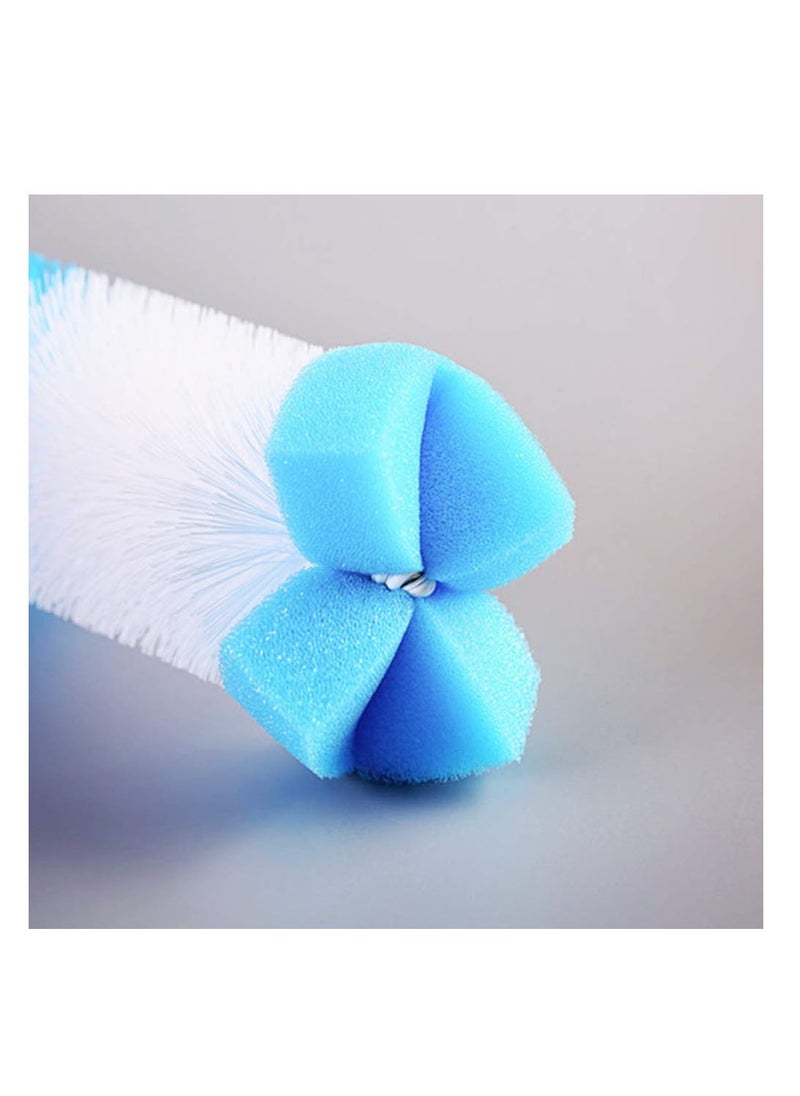 AL QADAH Bottle Brush Cleaner with Textured Grip Handles - Pack of 2 Mixed Colors  - Image 3