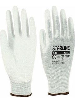 E-42 Antistatic Pu Glove Size 10 x 10 Pieces - pzsku/Z73660590C6E60691B599Z/45/_/1725898960/4d95e3d5-22af-414b-9753-b2c1afc3d9d2