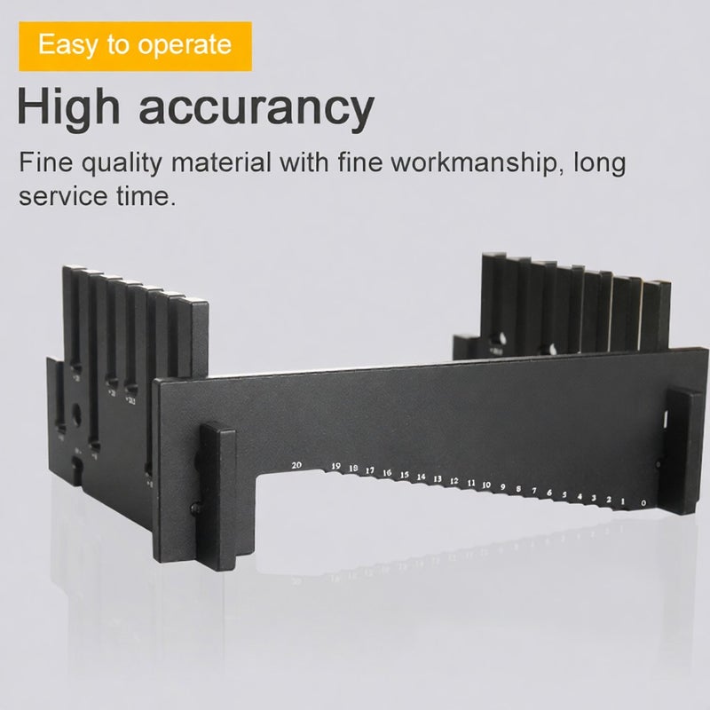 Depth Gauge for Router and TableSaw Aluminum Alloy Height Gauge Height Measuring Tool Measurement Depth Ruler - Image 5