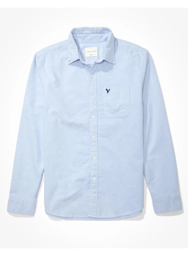 American Eagle AE Classic Fit Oxford Button-Up Shirt