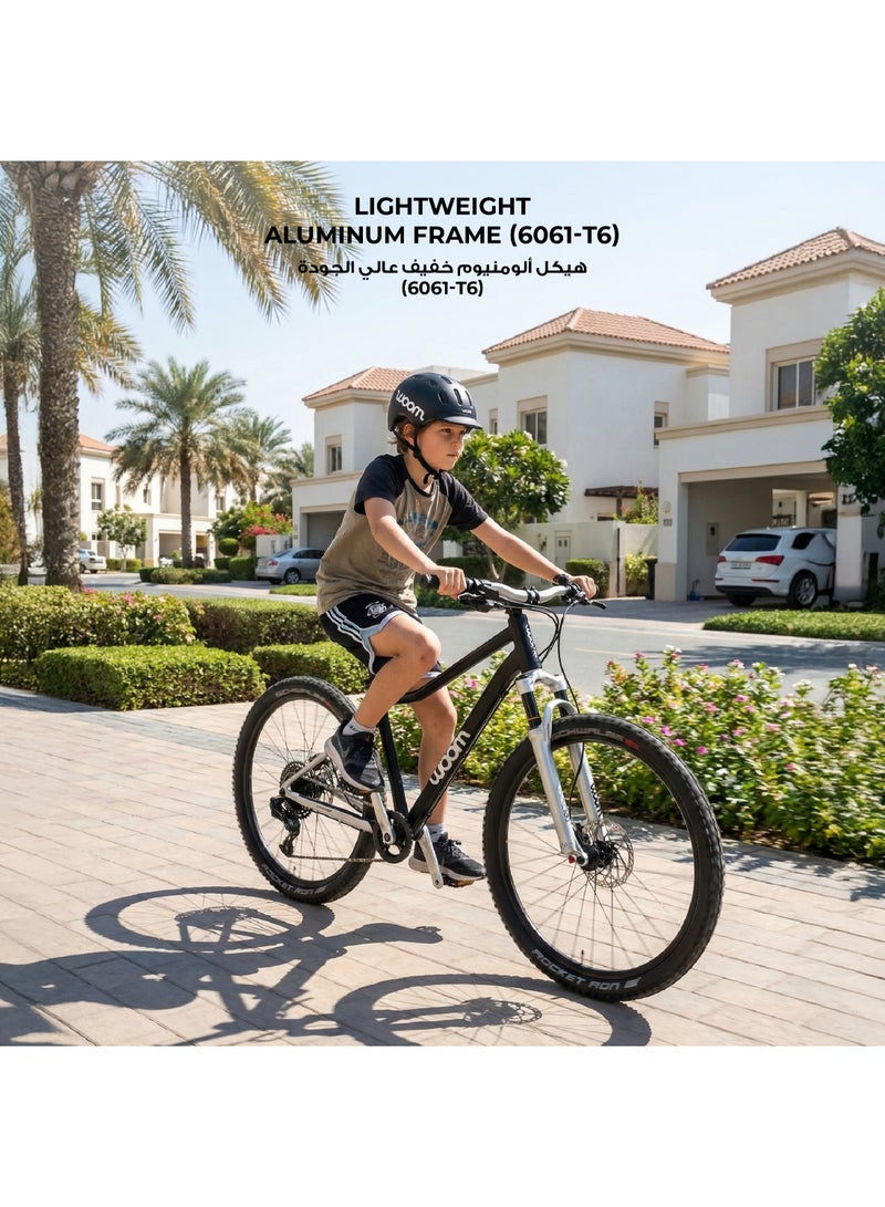 Woom OFF Air 6 Kids Mountain Bike|26-inch Wheels|Air Suspension Fork|Hydraulic Disc Brakes|Lightweight Aluminum Youth MTB|Terra Coppa|Ages 10-14 - Image 3