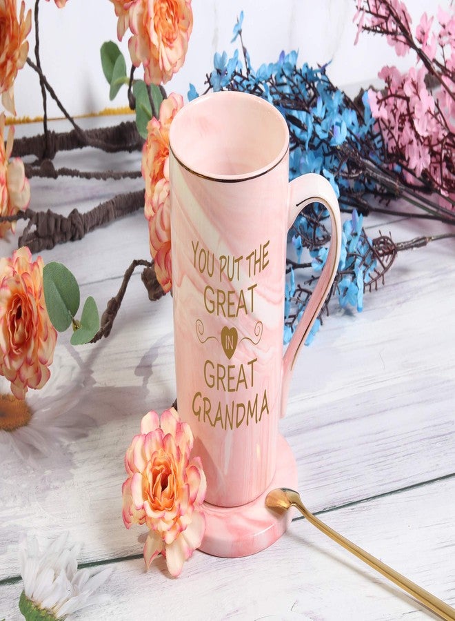Toshiy Great Grandma Mug - Perfect for Mothers Day & Birthdays, 14 Oz Pink - Image 4