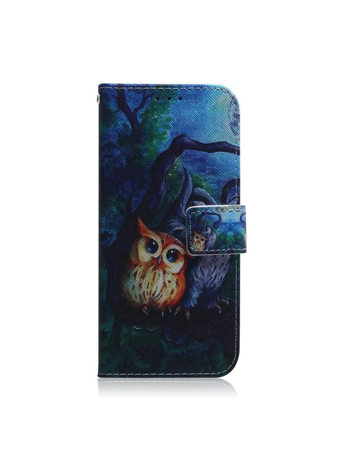 S-TOP Case For Galaxy A90 5G Coloured Drawing Pattern Horizontal Flip PU Leather Case with Holder & Card Slots & Wallet - Image 2