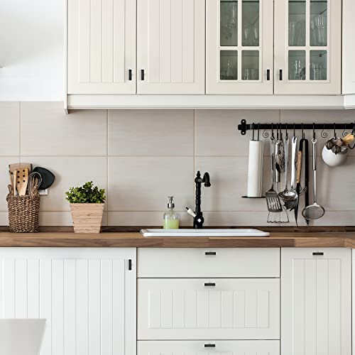 Ravinte 20 Pack 2 inch Length Square Cabinet Pulls Matte Black Stainless Steel Kitchen Drawer Pulls Cupboard Handles Cabinet Handles - Image 5