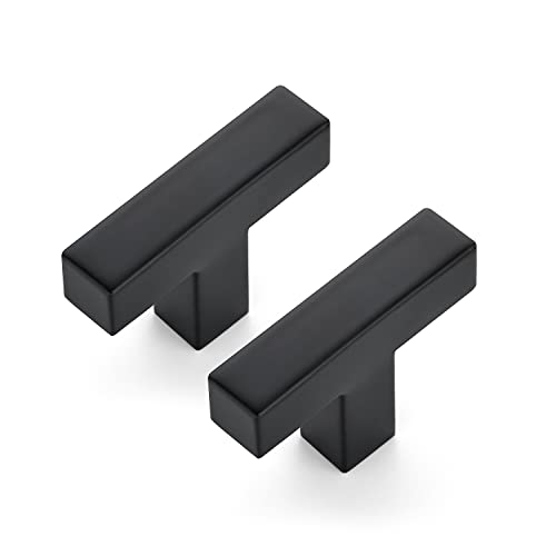Ravinte 20 Pack 2 inch Length Square Cabinet Pulls Matte Black Stainless Steel Kitchen Drawer Pulls Cupboard Handles Cabinet Handles - Image 1