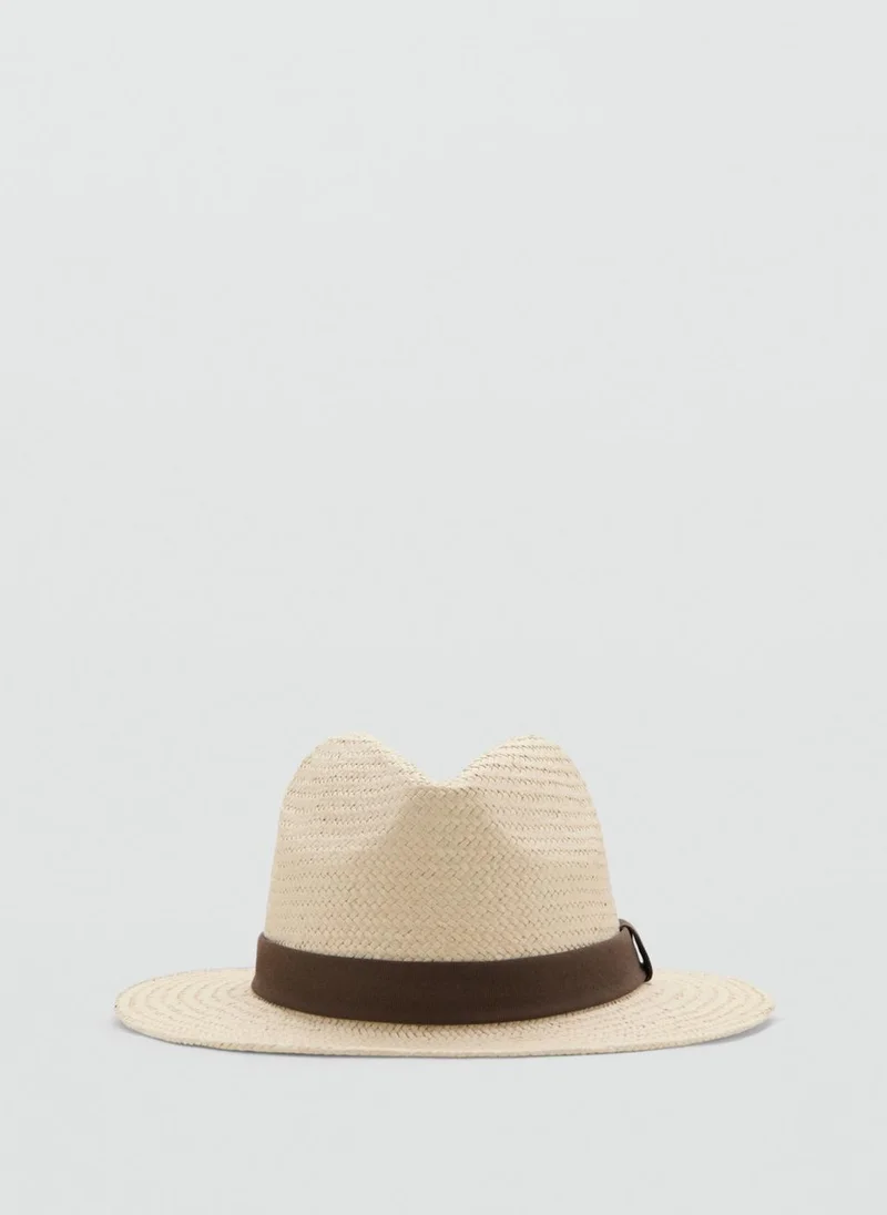 مانجو مان Natural Fiber Bow Hat