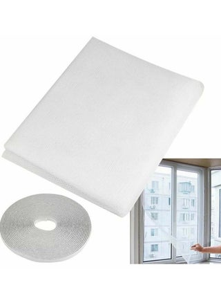 Self-adhesive Window Screen  Anti Mosquito Net Adjustable DIY Fly Mesh Insect Netting Bug Bee Protector With Sticky Tape for most Windows 100X150cm - pzsku/Z73665AB81DA01BDE3B97Z/45/_/1704575746/b26bdc83-9546-473b-bf3d-37f83cb817e0