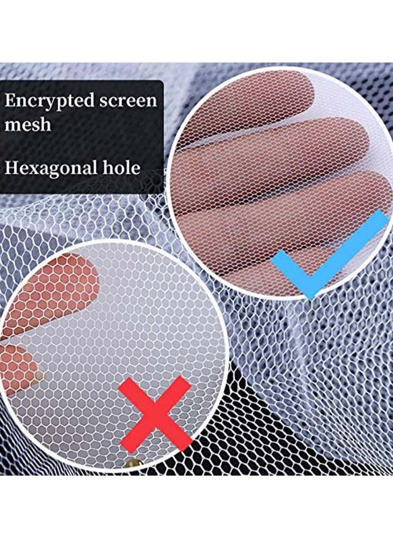 Self-adhesive Window Screen  Anti Mosquito Net Adjustable DIY Fly Mesh Insect Netting Bug Bee Protector With Sticky Tape for most Windows 100X150cm
