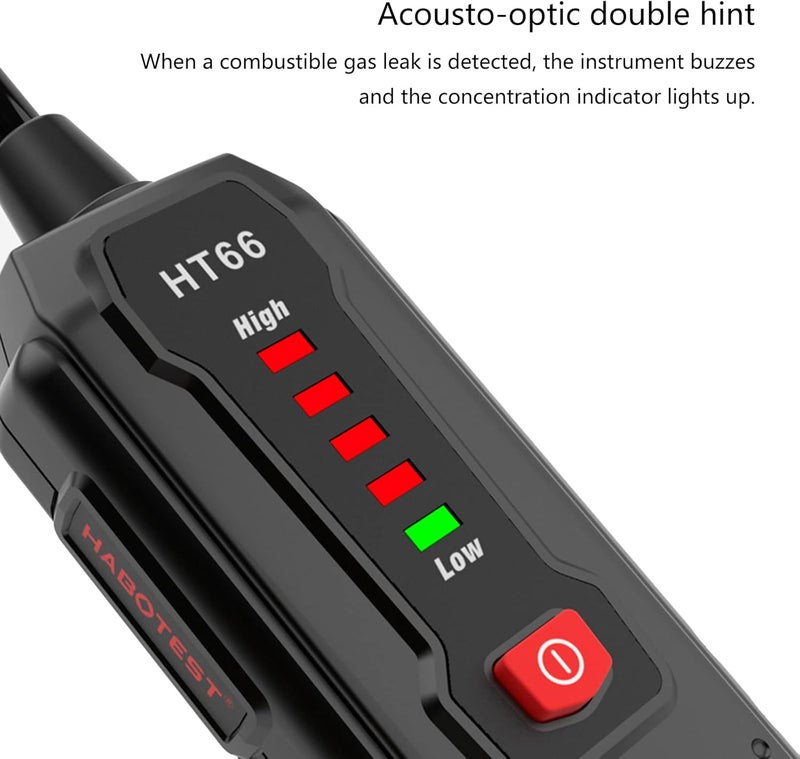 Leak Detector 50-1000PPM Flammable Natural Methane Sniffer Portable Handheld High Sensitivity Tester for Home Tester - Image 2