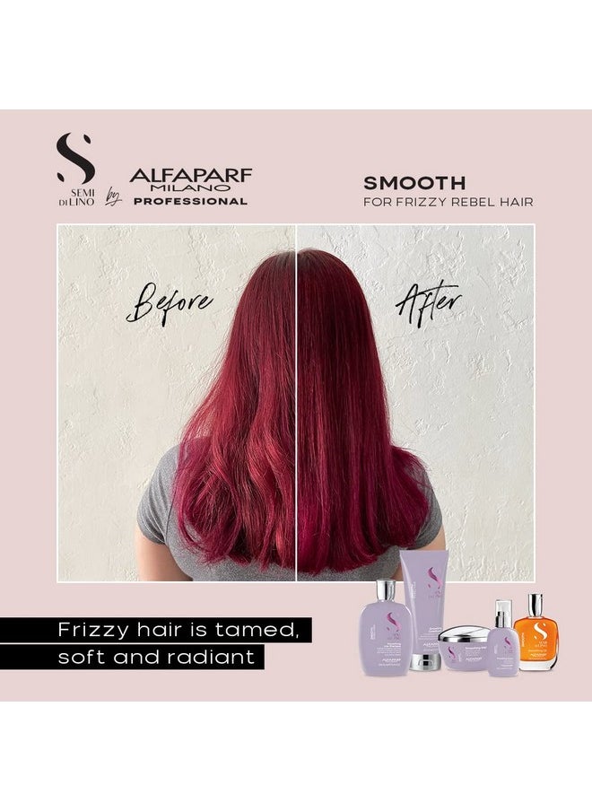 ALFAPARF MILANO Alfaparf Milano Semi Di Lino Smoothing Sulfate Free Shampoo - Anti Frizz Hair Care & Cleansing Shampoo to Revitalize Dry Hair & Restore Shine (8.45 oz)  - Image 2