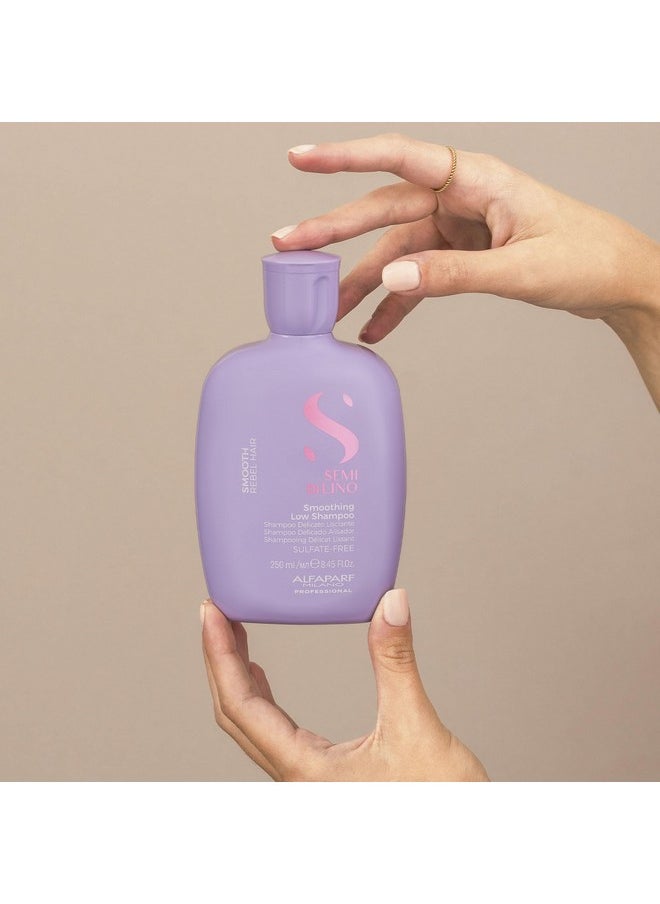 ALFAPARF MILANO Alfaparf Milano Semi Di Lino Smoothing Sulfate Free Shampoo - Anti Frizz Hair Care & Cleansing Shampoo to Revitalize Dry Hair & Restore Shine (8.45 oz)  - Image 4
