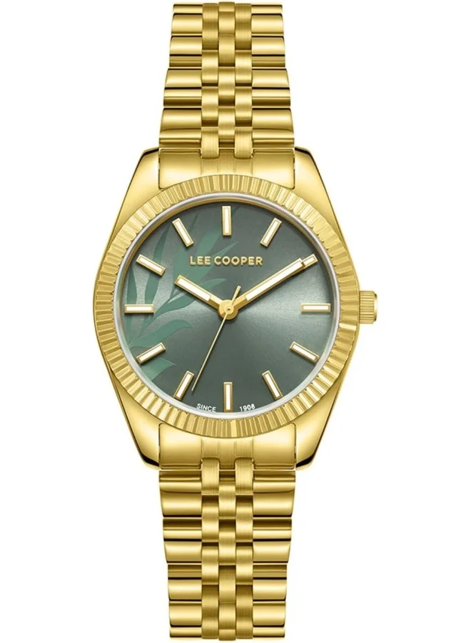 لي كوبر LEE COOPER Women Analog Dark Green Dial Watch - LC08102.270