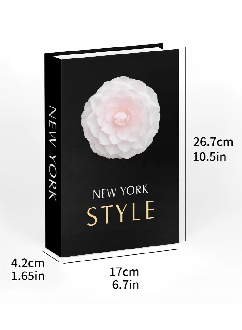 JUNYOUK Decorative Books for Home Decor,Set of 3 Stylish Fake Books of Room Books Decor Aesthetic,for Coffee Table Decor,Living Room, Table, Shelf Decor,Modern Hardcover Stacked Display Books - Image 4