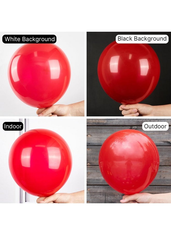 PartyWoo PartyWoo Red Balloons, 152 pcs Red Balloons Different Sizes Pack of 18 Inch 12 Inch 10 Inch 5 Inch for Balloon Garland or Balloon Arch as Birthday Decorations, Party Decorations, Wedding Decorations  - Image 3