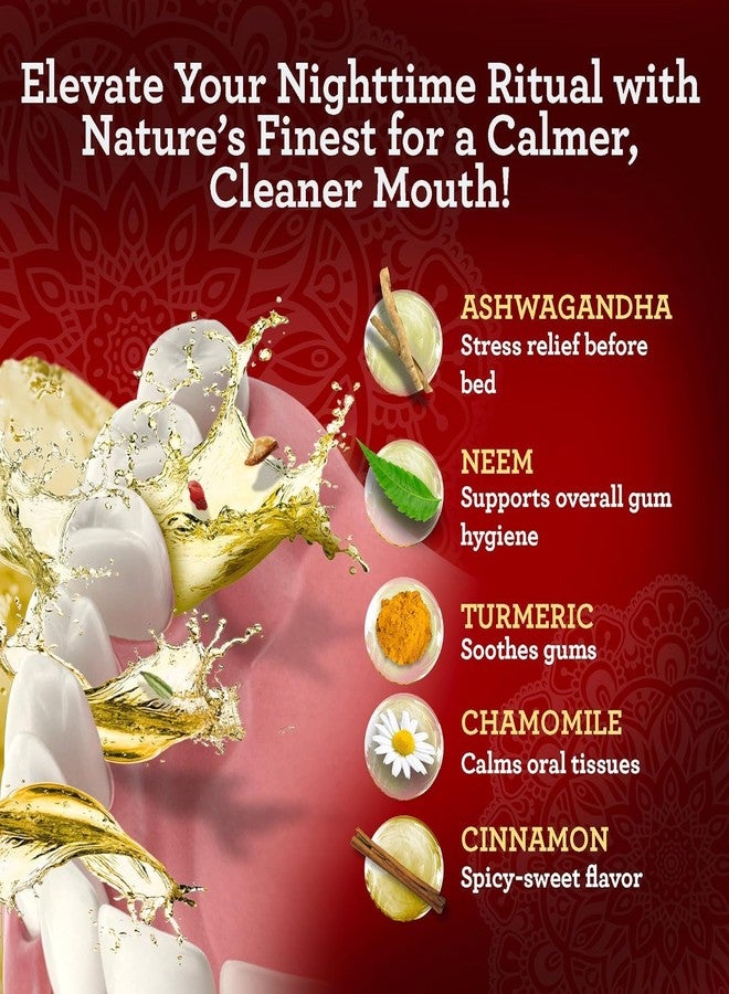 GuruNanda Cinnamon Oil Pulling Travel Sized Mouthwash, Promotes Calmness, with Neem & Ashwagandha for Fresh Breath & Happy Gums, Alcohol-Free, TSA-Friendly, 3 Oz - Image 5