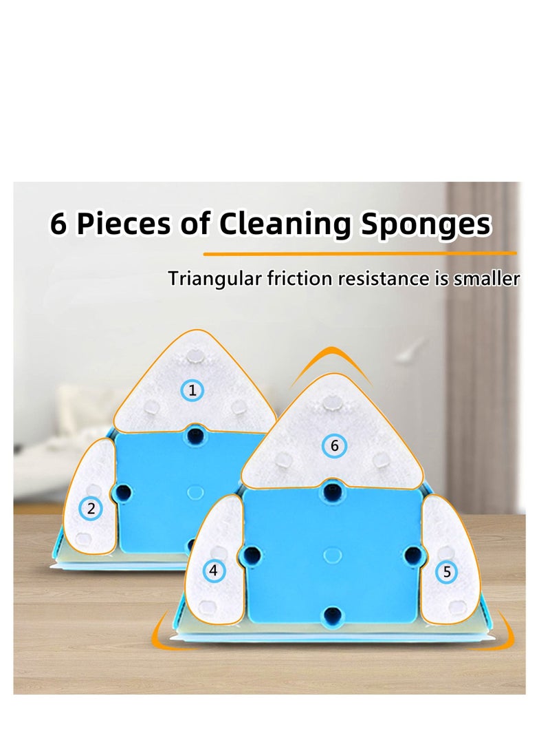 XiuWoo Magnetic Window Cleaning Tools, Double-Sided Cleaner Glass Wiper, Washing Brush Outside Tool, for High-Rise Double Glazed Windows - Image 4