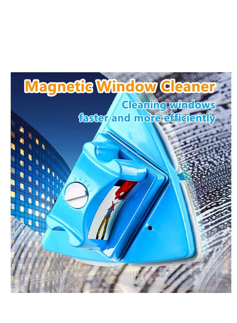 XiuWoo Magnetic Window Cleaning Tools, Double-Sided Cleaner Glass Wiper, Washing Brush Outside Tool, for High-Rise Double Glazed Windows - Image 2