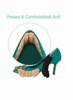 KASTWAVE Heel Cushions for Shoes | 4 Pairs Heel Grips | Shoe Inserts Women and Men | Heel Protectors | Heel Pads | High Heel Insert Preventing Heel Rubbing and Blisters  - Image 4