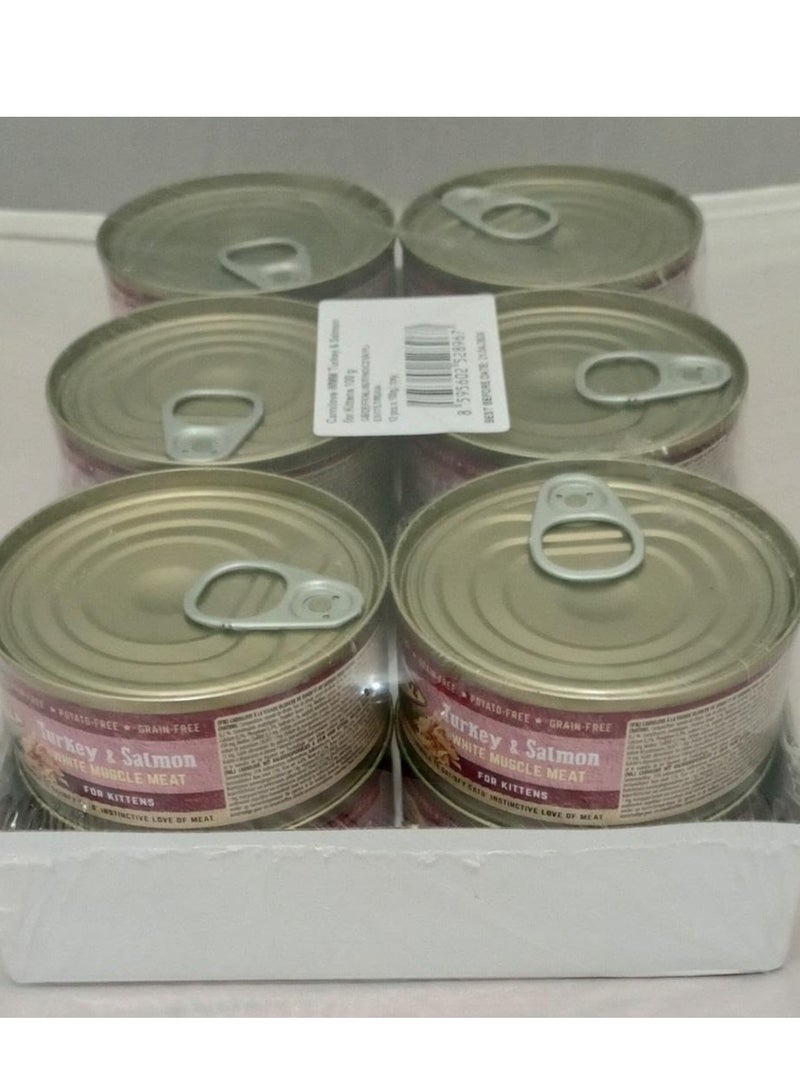 CARNILOVE Turkey & Salmon for Kittens (Wet Food Cans) 12x100g - Image 2