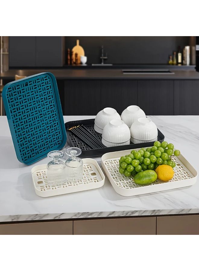 Large Black Dish Rack Drainer For Sink Kitchen Bathroom Storage - Image 1