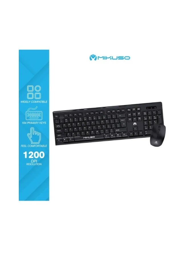 مجموعة ميكوسو KB-C019 من لوحة المفاتيح والفأرة اللاسلكية - Image 2