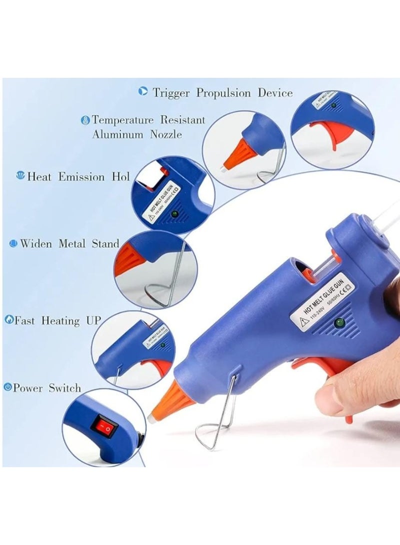 Hot Glue Gun, Upgraded 20W High Temp Hot Melt Glue Gun Kit for DIY Projects, Arts and Crafts, Home Quick Repairs, Repairing Broken Household Items, Floral Design, Packaging and Shipping - Image 2