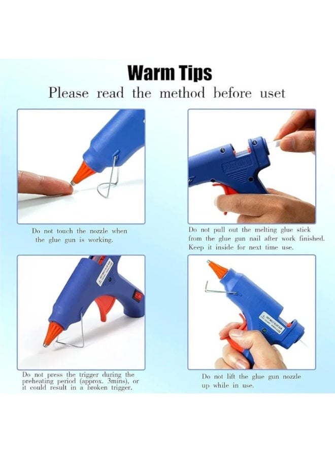 Hot Glue Gun, Upgraded 20W High Temp Hot Melt Glue Gun Kit for DIY Projects, Arts and Crafts, Home Quick Repairs, Repairing Broken Household Items, Floral Design, Packaging and Shipping - Image 3