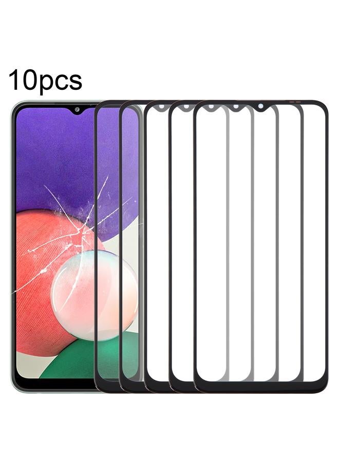 إيروريكس لهاتف Samsung Galaxy A22 5G SM-A226B، 10 قطع من عدسات الزجاج الخارجية للشاشة الأمامية مع لاصق شفاف بصريًا OCA - Image 1